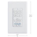 Kichler 370155 Wall Control Kit, White (2)