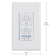 Kichler 370145 Wall Control, White (2)