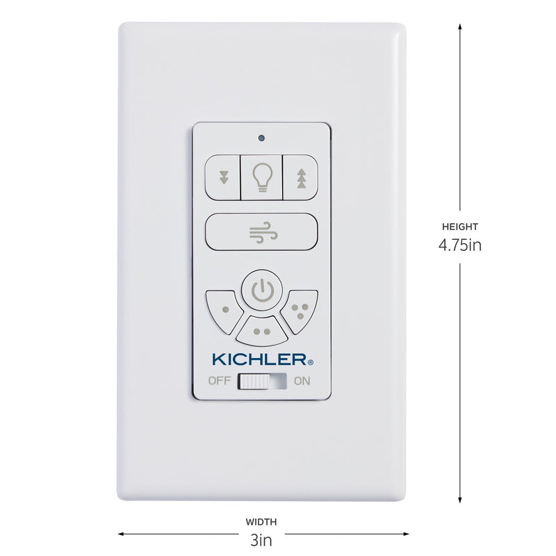 Kichler 370145 Wall Control, White (2)