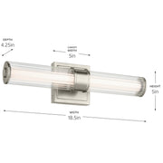 Kichler 55195NILED LED Bath Bar, Brushed Nickel (4)