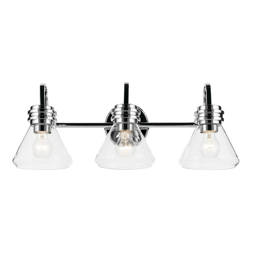 Kichler 55155CHCLR Three Light Bath, Chrome (2)