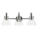 Kichler 55155CHCLR Three Light Bath, Chrome (2)