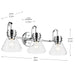 Kichler 55155CHCLR Three Light Bath, Chrome (4)