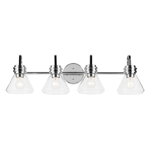 Kichler 55156CHCLR Four Light Bath, Chrome (2)