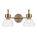 Kichler 55154CPZCLR Two Light Bath, Champagne Bronze (2)