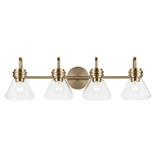 Kichler 55156CPZCLR Four Light Bath, Champagne Bronze (2)