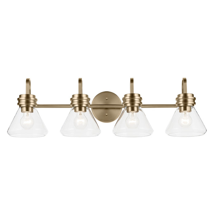 Kichler 55156CPZCLR Four Light Bath, Champagne Bronze (2)
