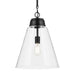 Kichler 52662BKCLR One Light Pendant, Black (3)