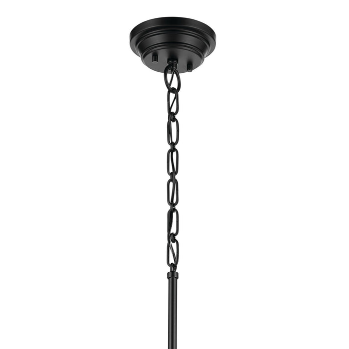 Kichler 52662BKCLR One Light Pendant, Black (4)
