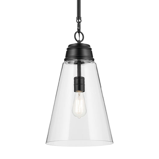 Kichler 52661BKCLR One Light Pendant, Black (2)