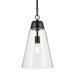 Kichler 52661BKCLR One Light Pendant, Black (2)