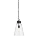 Kichler 52661BKCLR One Light Pendant, Black (4)