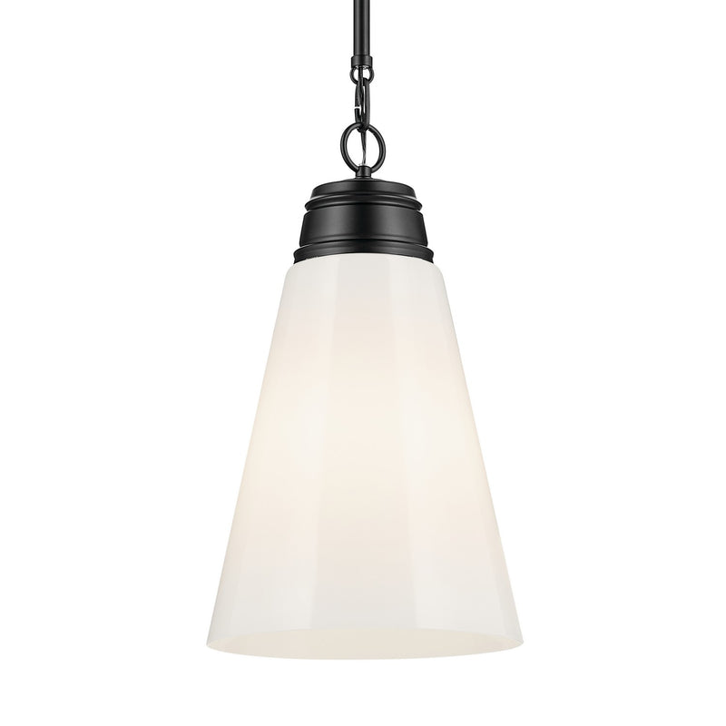 Kichler 52661BK One Light Pendant, Black (4)