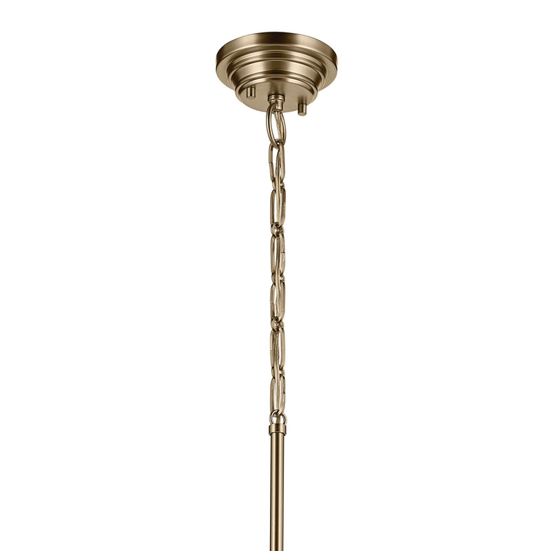 Kichler 52661CPZCLR One Light Pendant, Champagne Bronze (3)