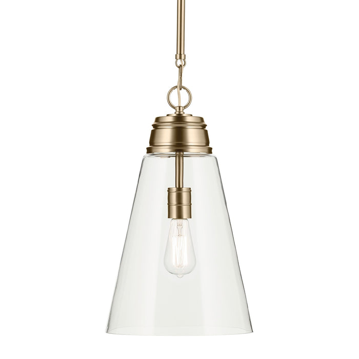 Kichler 52661CPZCLR One Light Pendant, Champagne Bronze (4)