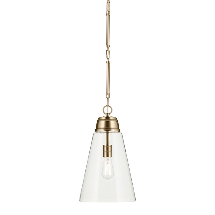 Kichler 52661CPZCLR One Light Pendant, Champagne Bronze (5)
