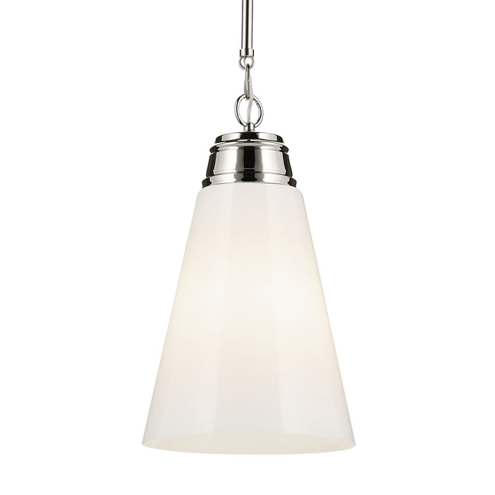 Kichler 52661PN One Light Pendant, Polished Nickel (2)