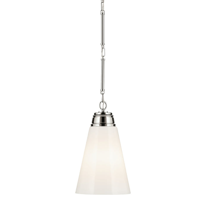 Kichler 52661PN One Light Pendant, Polished Nickel (3)