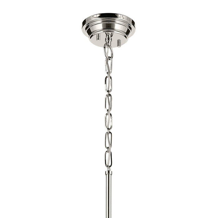 Kichler 52662PN One Light Pendant, Polished Nickel (3)