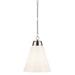 Kichler 52662PN One Light Pendant, Polished Nickel (4)