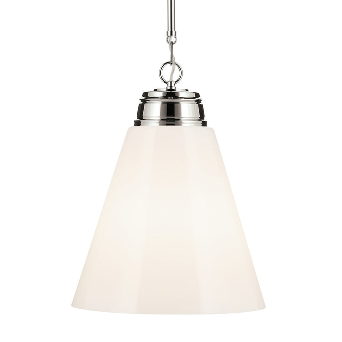 Kichler 52662PN One Light Pendant, Polished Nickel (5)