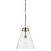 Kichler 52662CPZCLR One Light Pendant, Champagne Bronze (3)