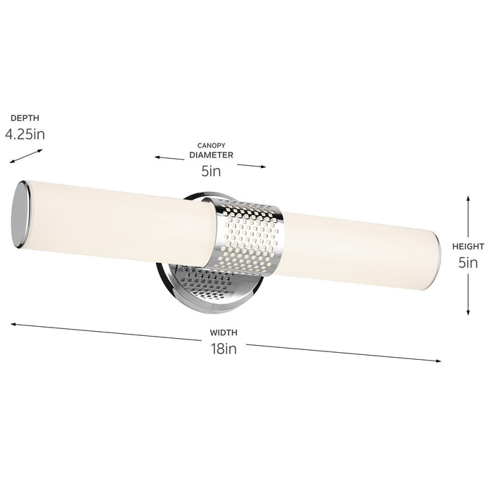 Kichler 55191CHLED LED Bath Bar, Chrome (4)