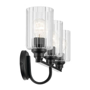Kichler 55226BKFLU Three Light Bath, Black (3)
