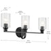 Kichler 55226BKFLU Three Light Bath, Black (4)