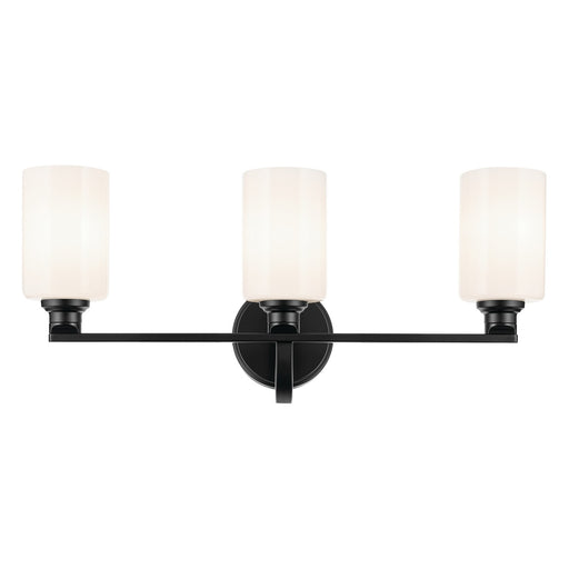 Kichler 55226BK Three Light Bath, Black (2)