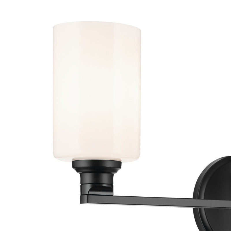 Kichler 55226BK Three Light Bath, Black (4)