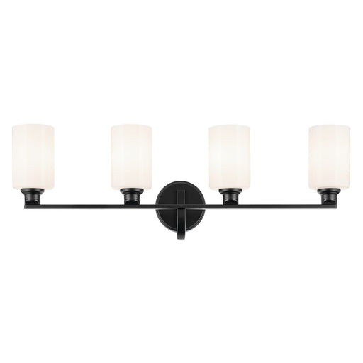 Kichler 55227BK Four Light Bath, Black (2)
