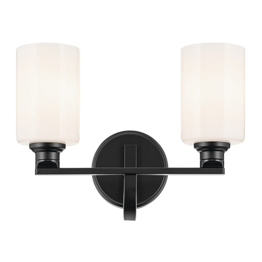 Kichler 55225BK Two Light Bath, Black (2)