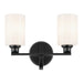 Kichler 55225BK Two Light Bath, Black (2)