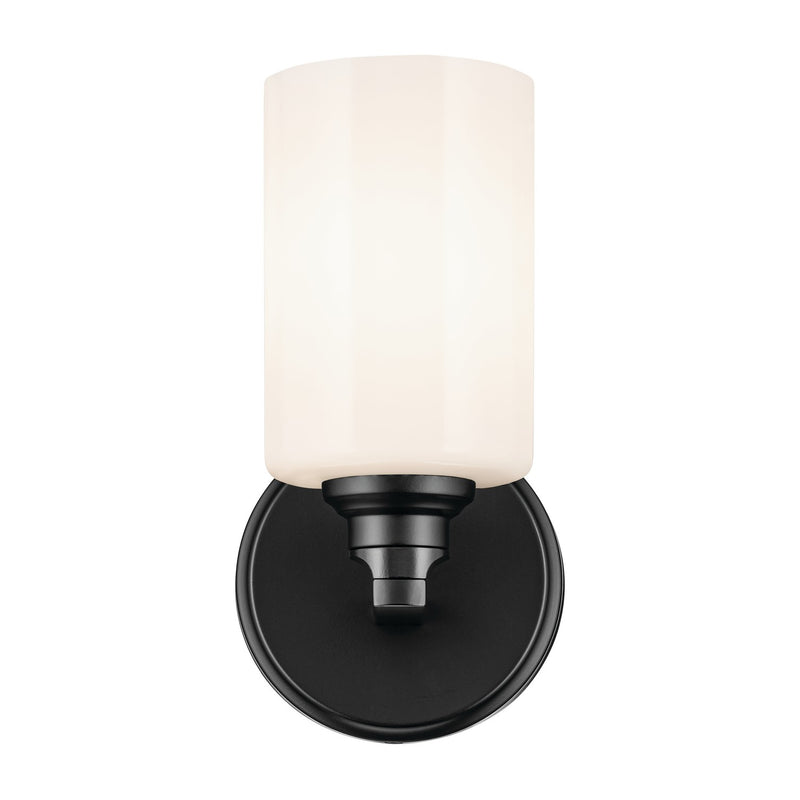 Kichler 55224BK One Light Wall Sconce, Black (2)