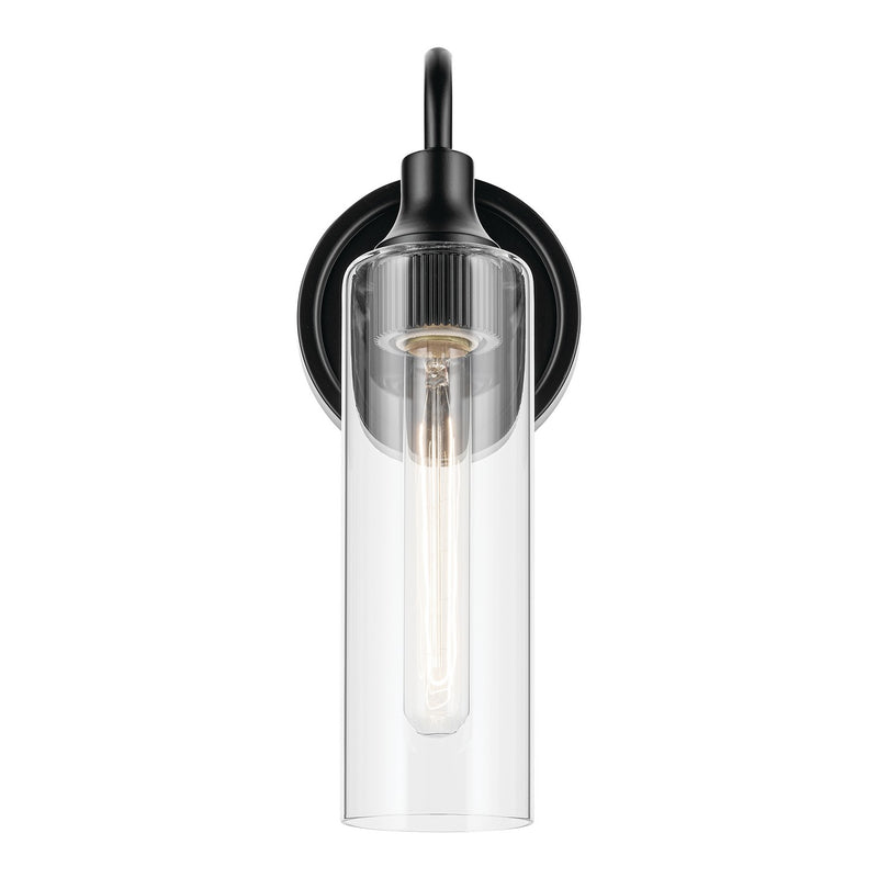 Kichler 55209BK One Light Wall Sconce, Black (2)