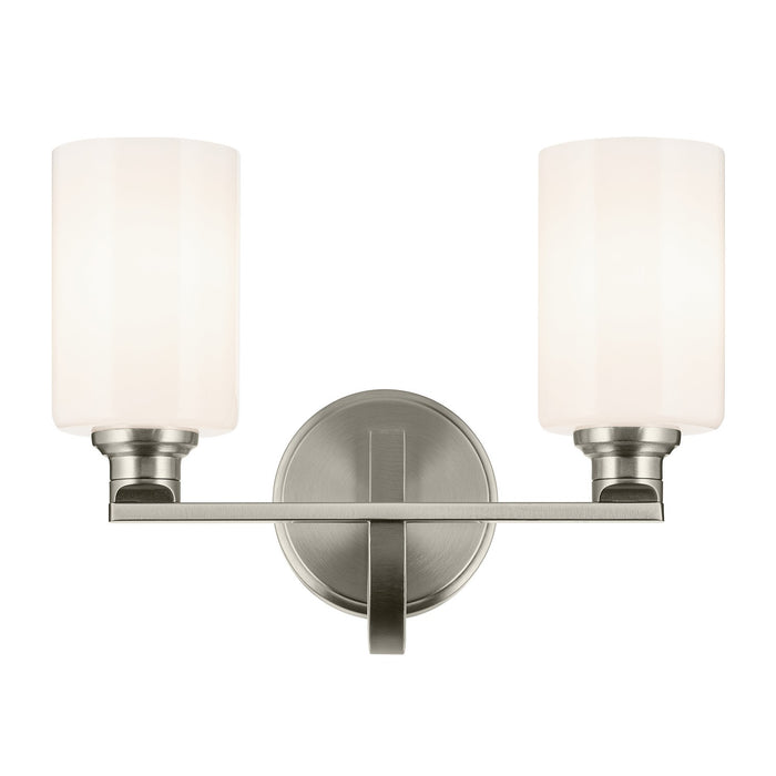 Kichler 55225NI Two Light Bath, Brushed Nickel (2)