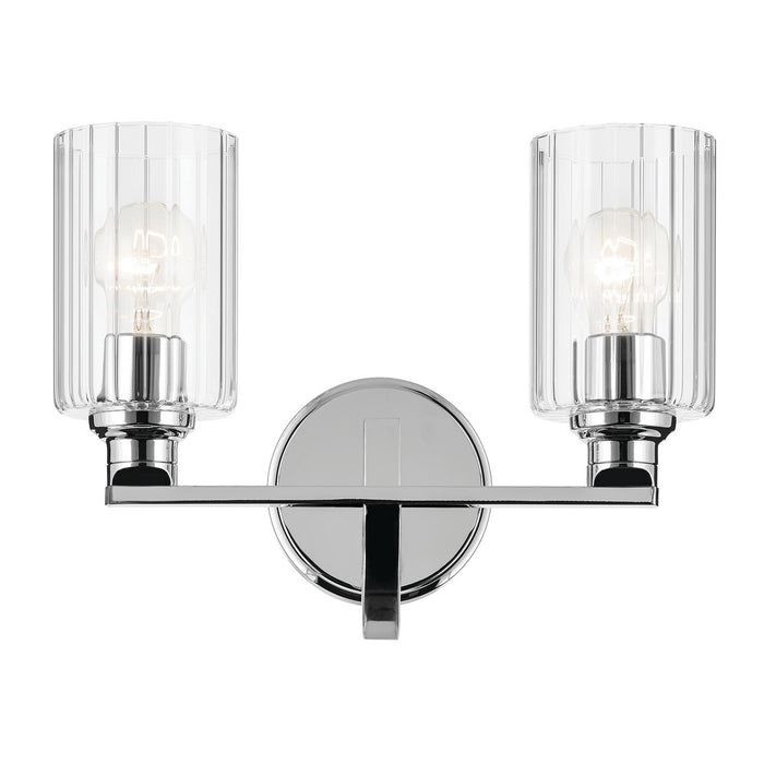 Kichler 55225CHFLU Two Light Bath, Chrome (2)