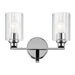Kichler 55225CHFLU Two Light Bath, Chrome (2)