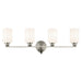 Kichler 55227NI Four Light Bath, Brushed Nickel (2)