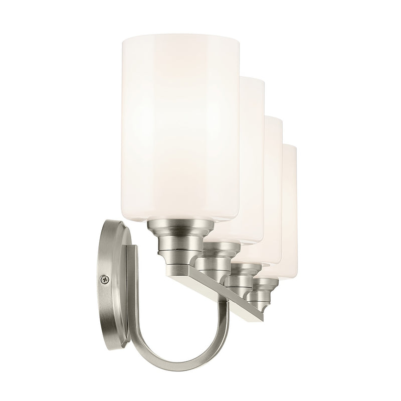 Kichler 55227NI Four Light Bath, Brushed Nickel (3)