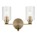 Kichler 55225CPZFLU Two Light Bath, Champagne Bronze (2)