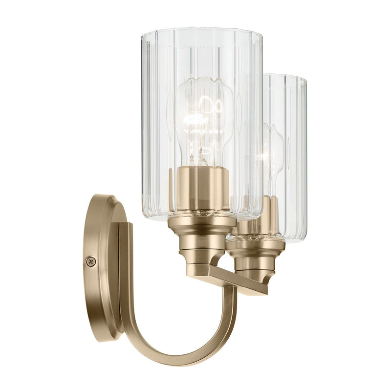Kichler 55225CPZFLU Two Light Bath, Champagne Bronze (3)