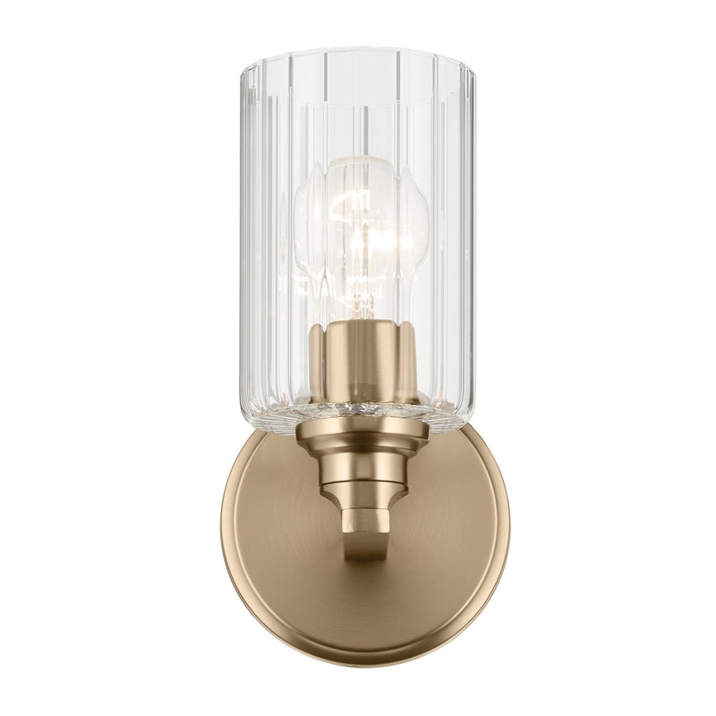 Kichler 55224CPZFLU One Light Wall Sconce, Champagne Bronze (2)