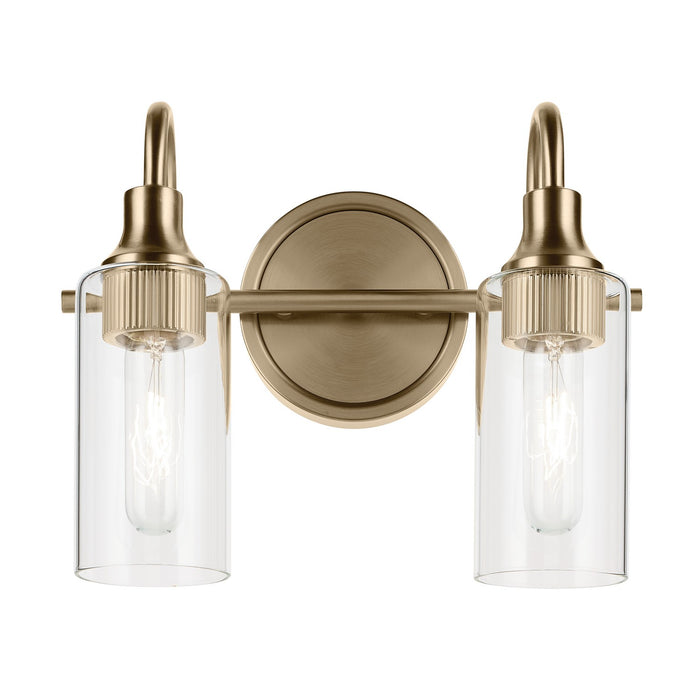 Kichler 55210CPZ Two Light Bath, Champagne Bronze (2)