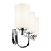 Kichler 55226CH Three Light Bath, Chrome (3)