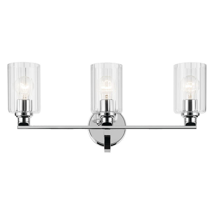 Kichler 55226CHFLU Three Light Bath, Chrome (2)