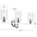 Kichler 55226CHFLU Three Light Bath, Chrome (4)