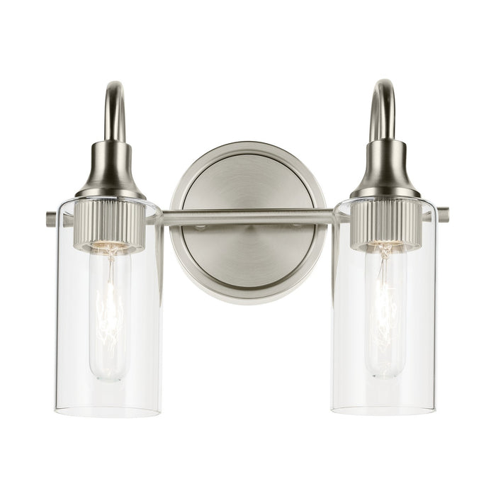 Kichler 55210NI Two Light Bath, Brushed Nickel (2)