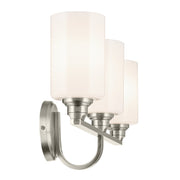 Kichler 55226NI Three Light Bath, Brushed Nickel (3)